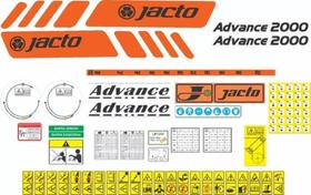 Kit Adesivos - Jacto Advance 2000 Para Pulverizador Kit Adesivos - Jacto Advance 2000 Para Pulverizador