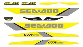 Kit Adesivos Jet Ski Sea-doo Gtr 215 Completo