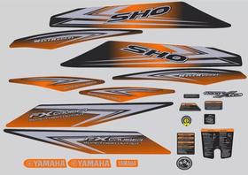 Kit Adesivos Jet Ski Yamaha Fx Sho 2011 Laranja