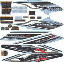 Kit Adesivos Jet Ski Yamaha Vxr 1.8 Preto/cinza