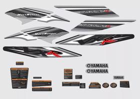 Kit Adesivos Jet Ski Yamaha Vxr 1.8 Preto/cinza