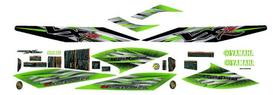 Kit Adesivos Jet Ski Yamaha Vxr 1.8 Verde Limão