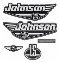 Kit Adesivos Johnson 15 Hp Para Motor De Popa Kit Adesivos Johnson 15 Hp Para Motor De Popa