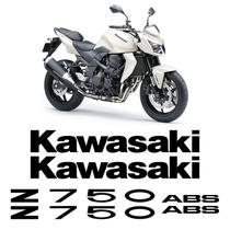 Kit Adesivos Kawasaki Z750 2010 Abs Emblemas Preto Completo Kit Adesivos Kawasaki Z750 2010 Abs Emblemas Preto Completo