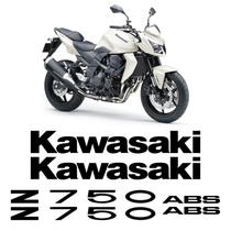 Kit Adesivos Kawasaki Z750 2010 Abs Emblemas Preto Completo Kit Adesivos Kawasaki Z750 2010 Abs Emblemas Preto Completo