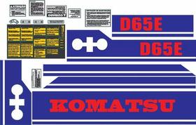 Kit Adesivos Komatsu D65 E