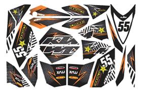 Kit Adesivos KTM 2010 Motocross/Trilha Compatível Kit Adesivos KTM 2010 Motocross/Trilha Compatível