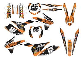 Kit Adesivos KTM 350 Compatível Moto Cross SPTS