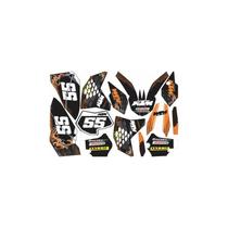 Kit Adesivos KTM SX-F 2008 Compatível UV 0,20mm Kit Adesivos KTM SX-F 2008 Compatível UV 0,20mm