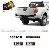 Kit Adesivos L200 Triton Hpe 2013 Di-dh Sds Emblema Resinado Kit Adesivos L200 Triton Hpe 2013 Di-dh Sds Emblema Resinado