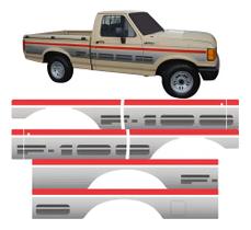 Kit Adesivos Laterais Compatível Ford F1000 1000VP Kit Adesivos Laterais Compatível Ford F1000 1000VP