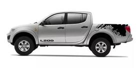 Kit Adesivos Laterais Mitsubishi L200 Triton Ltm002