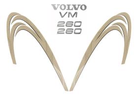 Kit Adesivos Lateral Compatível Volvo VM Athor 260 Kit Adesivos Lateral Compatível Volvo VM Athor 260