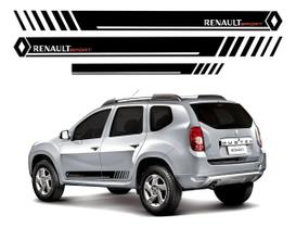 Kit Adesivos Lateral/Traseiro Compatível Duster 2015 Preto Kit Adesivos Lateral/Traseiro Compatível Duster 2015 Preto