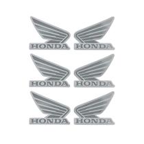 Kit Adesivos Logo Asa Honda Aba Tanque 3 Pares Cores