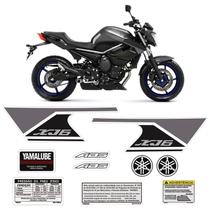 Kit Adesivos Logo Yamaha Xj6 2013/2014 Faixa do Tanque Cinza Kit Adesivos Logo Yamaha Xj6 2013/2014 Faixa do Tanque Cinza