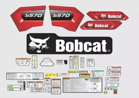 Kit Adesivos Mini Carregadeira Bobcat S570 Ano 2020