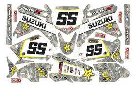 Kit Adesivos Moto Compatível Suzuki RMZ 450 05/06 Kit Adesivos Moto Compatível Suzuki RMZ 450 05/06