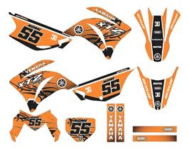 Kit Adesivos Moto Compatível XTZ 250 Lander Laranja