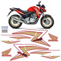 Kit Adesivos Moto Honda CB300r 2015 Modelo Original Dourado