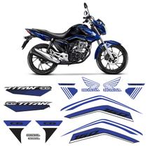 Kit Adesivos Moto Honda CG Titan 160 2024 Modelo Original