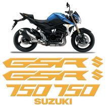 Kit Adesivos Moto Suzuki Gsr 750 Resinado Modelo Original Kit Adesivos Moto Suzuki Gsr 750 Resinado Modelo Original