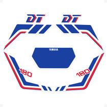 Kit Adesivos Moto Yamaha DT 180 1989 Faixas - Genérico