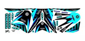 Kit Adesivos Moto Yamaha Lander 250 2009 A 2019 Azul Claro Kit Adesivos Moto Yamaha Lander 250 2009 A 2019 Azul Claro