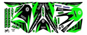 Kit Adesivos Moto Yamaha Lander 250 2009 A 2019 Verde