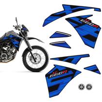 Kit Adesivos Moto Yamaha XT 660r 2015/2018 Lateral +Emblemas Kit Adesivos Moto Yamaha XT 660r 2015/2018 Lateral +Emblemas