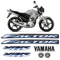 Kit Adesivos Moto Yamaha Ybr 125 Factor 2009 + Emblemas