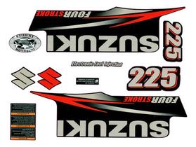 Kit Adesivos Motor Suzuki Four Stroke 225 Kit Adesivos Motor Suzuki Four Stroke 225