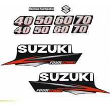 Kit Adesivos Motor Suzuki Four Stroke 40 / 50 / 60 / 70 Hp