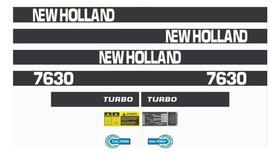 Kit Adesivos New Holland 7630 Turbo Kit Adesivos New Holland 7630 Turbo