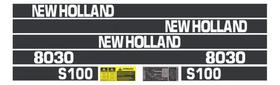 Kit Adesivos New Holland 8030 S100 Kit Adesivos New Holland 8030 S100