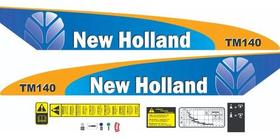 Kit Adesivos - New Holland TM 140 Para Máquinas Pesadas Kit Adesivos - New Holland TM 140 Para Máquinas Pesadas