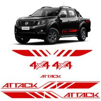 Kit Adesivos Nissan Frontier Attack 4x4 2021/ Mod. Original