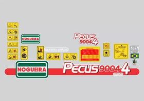 Kit Adesivos Nogueira Pecus 9004 / 4 (quebra-grãos) Kit Adesivos Nogueira Pecus 9004 / 4 (quebra-grãos)