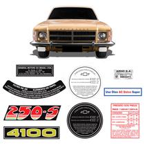 Kit Adesivos Opala E Caravan 6cil. Motor 4100 E 250-s Kit Adesivos Opala E Caravan 6cil. Motor 4100 E 250-s