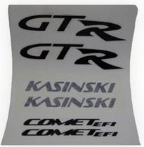 Kit Adesivos Original Kasinski Comet 250 Gt Preta Naked