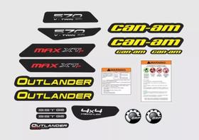 Kit Adesivos - Outlander Max 570 Xtp Can-Am Para Quadriciclo