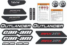 Kit Adesivos - Outlander Max 650 Xtp Can-am Para Quadriciclo