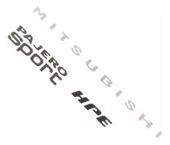 Kit Adesivos Pajero Sport Hpe Cinza Resinado Pjhpecz Kit Adesivos Pajero Sport Hpe Cinza Resinado Pjhpecz
