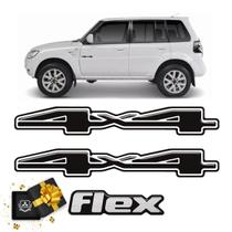 Kit Adesivos Pajero Tr4 4x4 Flex 2014/2016 Emblema Resinado Kit Adesivos Pajero Tr4 4x4 Flex 2014/2016 Emblema Resinado