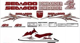 Kit Adesivos Para Jet Ski Sea Doo Gs 2000 - 2001 Kit Adesivos Para Jet Ski Sea Doo Gs 2000 - 2001