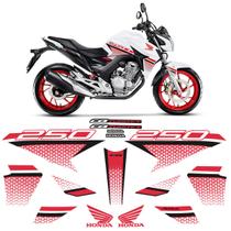 Kit Adesivos Para Moto Honda CB 250 Twister 2022 Faixas