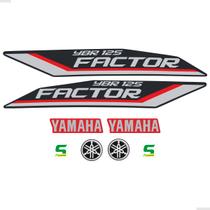 Kit Adesivos Para Moto Yamaha Factor 125 Ybr 2012 + Emblemas