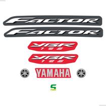 Kit Adesivos Para Yamaha Factor 125 Ybr 2010 Moto Vermelha