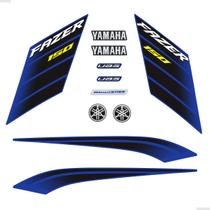 Kit Adesivos Para Yamaha Fazer 150 ED Flex 2022 Moto Azul Kit Adesivos Para Yamaha Fazer 150 ED Flex 2022 Moto Azul