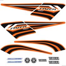 Kit Adesivos Para Yamaha Fazer 150 SED 2014/15 Moto Laranja Kit Adesivos Para Yamaha Fazer 150 SED 2014/15 Moto Laranja